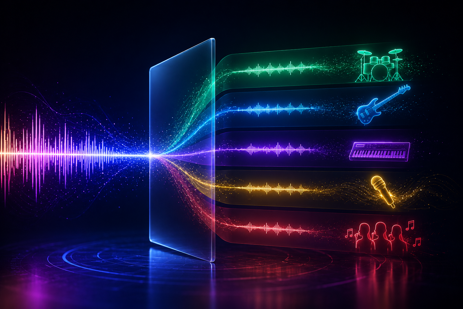 Separate Instruments from a Song and Isolate Backing Vocals Online